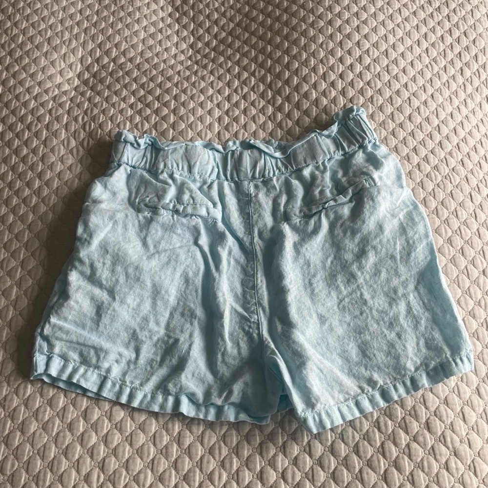 C&C California Sky Blue Linen Shorts